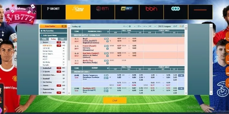 Kèo chấp 1 ½ thường được thấy tại các sân chơi và sòng bài cá cược uy tín